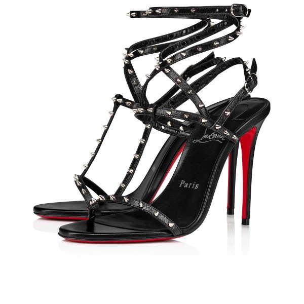 Christian Louboutin Bombina Spikes Sandaler Dame Sort | mcfkkCVY