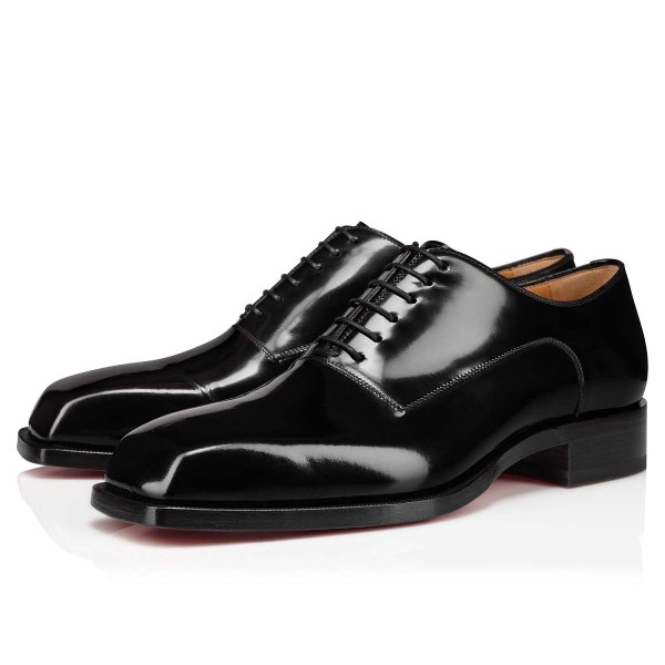 Christian Louboutin Capitano Snøresko Herre Sort | 1Q2W21wz