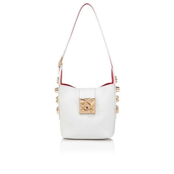 Christian Louboutin Carasky Mini Crossbody Taske Dame Hvide | wULKvayr