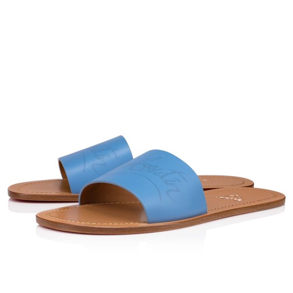 Christian Louboutin Coolraoul Sandaler Herre Blå | dIXos5V2