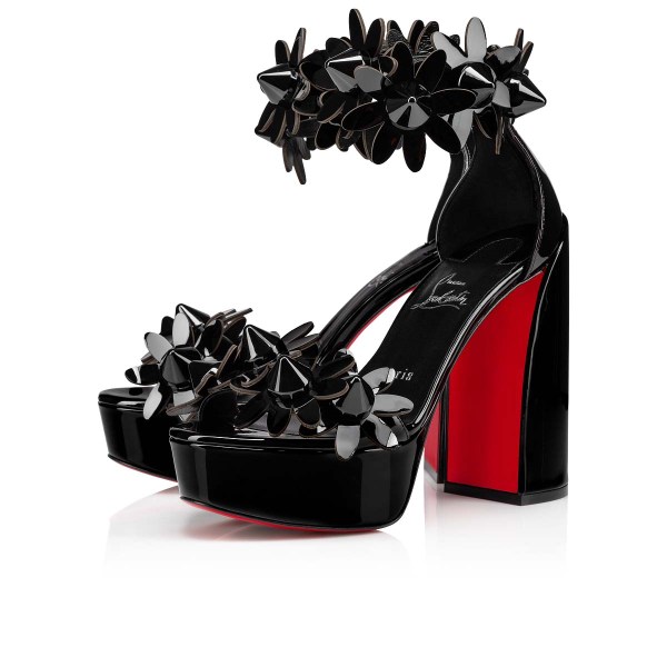 Christian Louboutin Daisy Spikes Alta Stiletter Dame Sort | CTdY7ki4