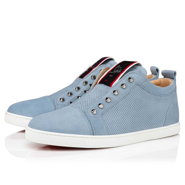 Christian Louboutin F.A.V Fique A Vontade Sneakers Herre Grå | Qwlun7hk