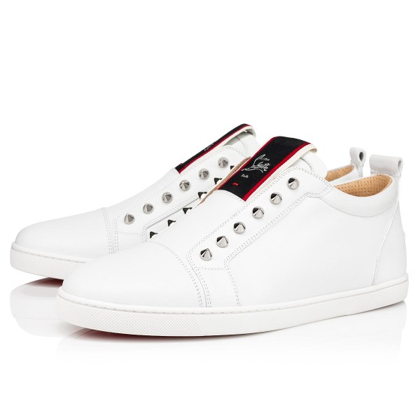 Christian Louboutin F.A.V Fique A Vontade Sneakers Herre Hvide | TK10Dc1j