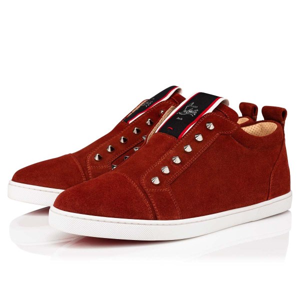 Christian Louboutin F.A.V Fique A Vontade Sneakers Herre Brune | YbbT6DV5