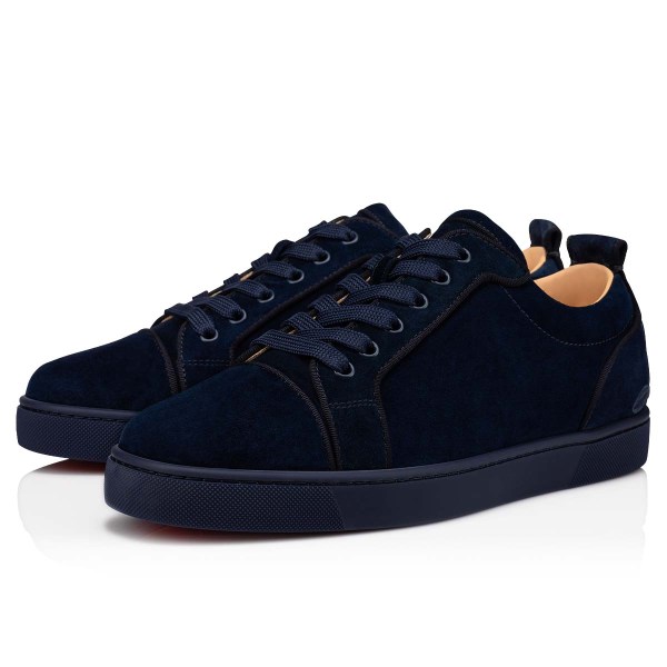 Christian Louboutin Fun Louis Junior Sneakers Herre Blå | HLpbBLNM