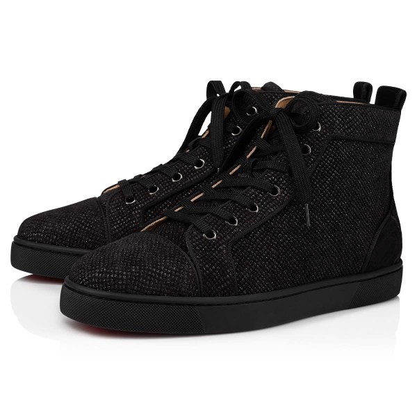 Christian Louboutin Fun Louis Sneakers Herre Sort | 0Xl17xi8
