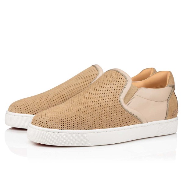 Christian Louboutin Fun Sailor Båd Sneakers Herre Beige | PYXTIV1l