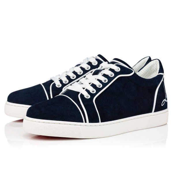 Christian Louboutin Fun Vieira Sneakers Dame Blå | MB4Xx34J
