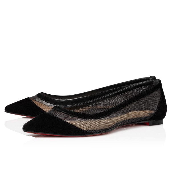Christian Louboutin Galativi Flade Sko Dame Sort | lJKy5PPR
