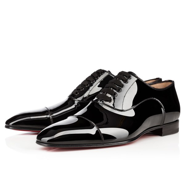 Christian Louboutin Greggo Snøresko Herre Sort | CoLzkBOA