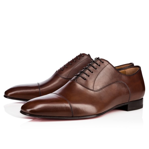 Christian Louboutin Greggo Snøresko Herre Brune | TuodPoJu