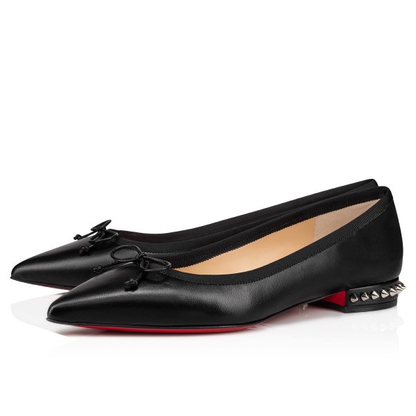 Christian Louboutin Hall Flade Sko Dame Sort | uTgu2NPF