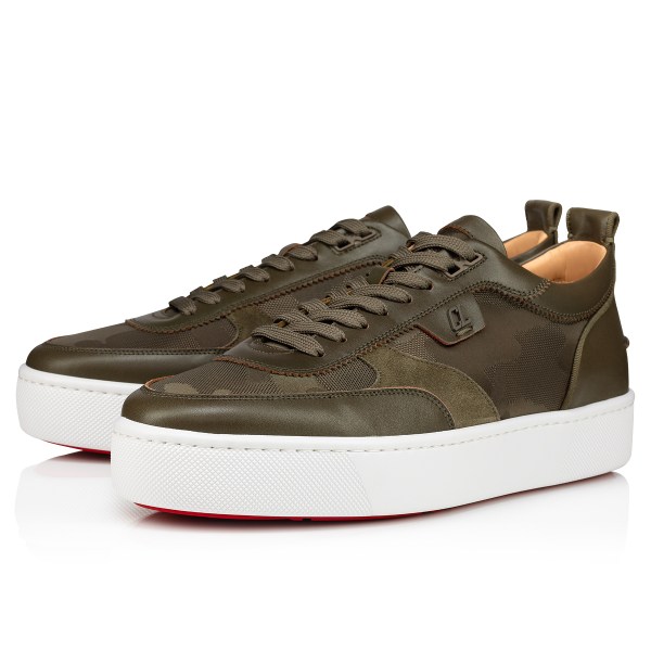 Christian Louboutin Happyrui Sneakers Herre Brune | tdn0DoCK