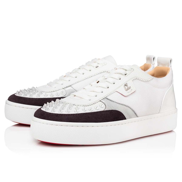 Christian Louboutin Happyrui Spikes Sneakers Herre Hvide | b1bLGqtq