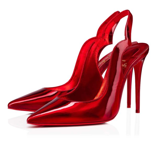 Christian Louboutin Hot Chick Sling Pumps Dame Rød | I86fsVpJ