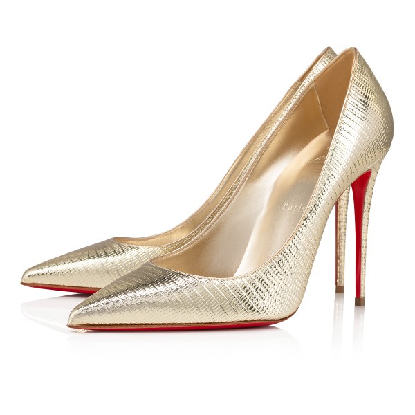 Christian Louboutin Kate Pumps Dame Guld | kidKjA6q