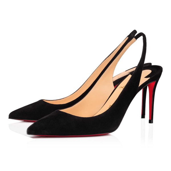 Christian Louboutin Kate Sling Pumps Dame Sort | DkGZa2KT