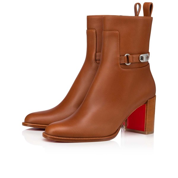 Christian Louboutin Lock Booty Ankelstøvler Dame Brune | r2JYYLs0