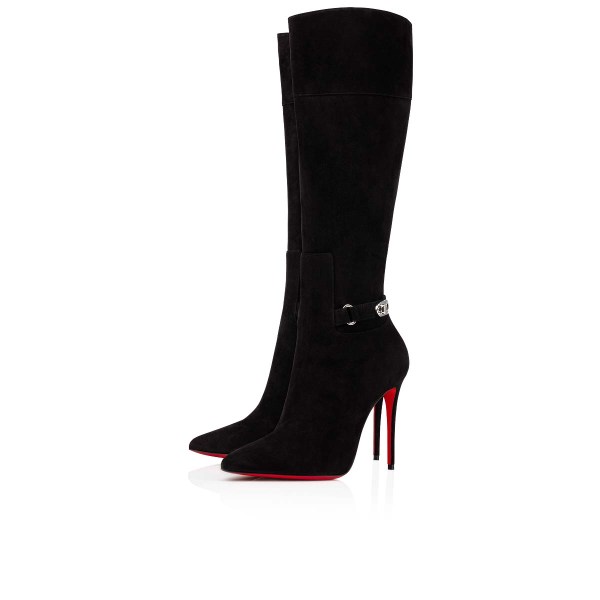 Christian Louboutin Lock Kate Botta Høje Støvler Dame Sort | HqHcwr1f