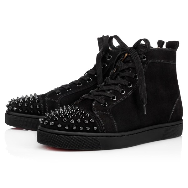 Christian Louboutin Lou Spikes Sneakers Herre Rød | FgleCk5X
