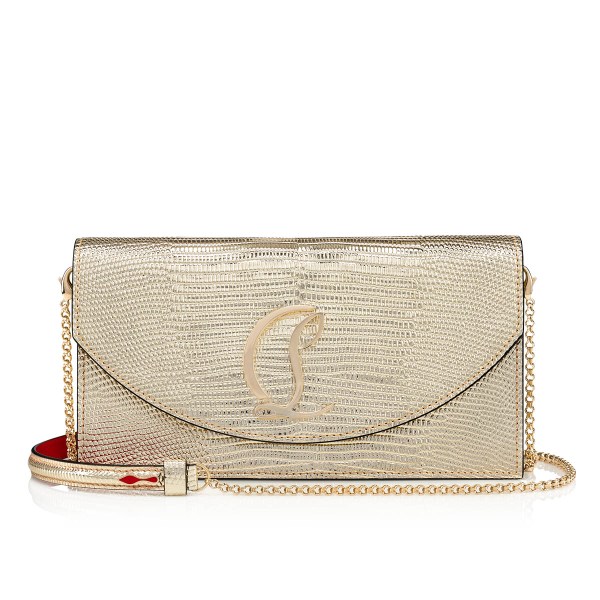 Christian Louboutin Loubi54 Mini Tasker Dame Guld | RfPR25hA