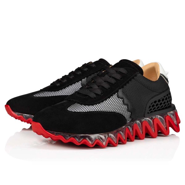 Christian Louboutin Loubishark Man Sneakers Herre Sort | LbpTIktj