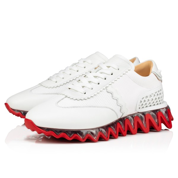 Christian Louboutin Loubishark Man Sneakers Herre Hvide | ruzKCmlx
