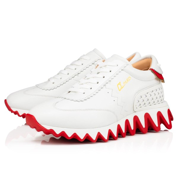 Christian Louboutin Loubishark Sneakers Dame Hvide | 0fEBhUbw