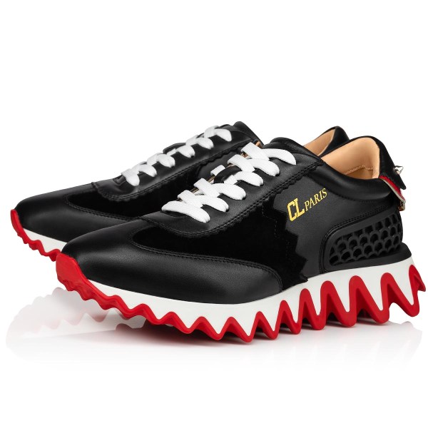 Christian Louboutin Loubishark Sneakers Dame Sort | GHzvsefR