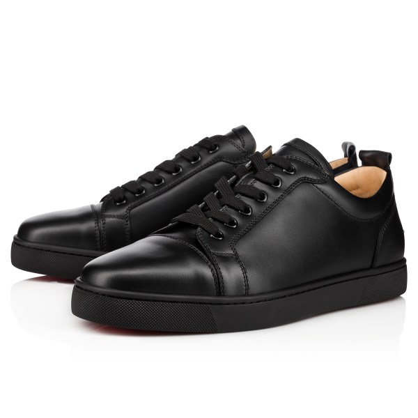 Christian Louboutin Louis Junior Sneakers Herre Sort | jgfs49uH