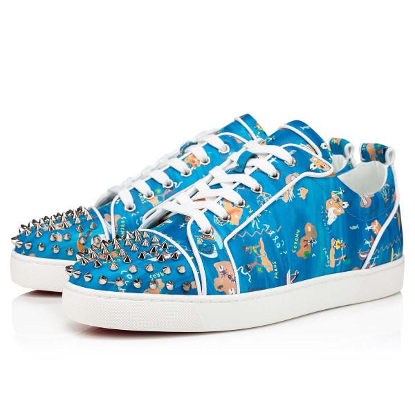 Christian Louboutin Louis Junior Spikes Sneakers Herre Flerfarvede | 8sC1nHHT