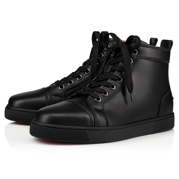 Christian Louboutin Louis Sneakers Dame Sort Sort | H2qjZEHD