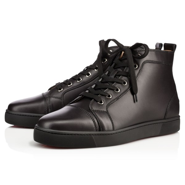 Christian Louboutin Louis Sneakers Herre Sort | TT635mqp