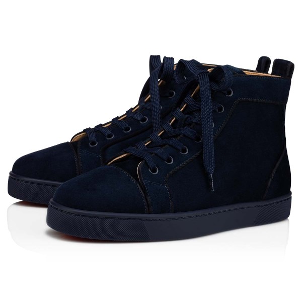 Christian Louboutin Louis Sneakers Herre Blå | UHNEXYaV