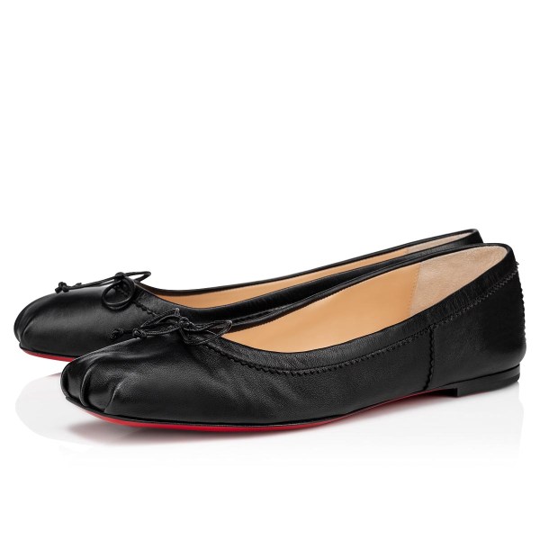 Christian Louboutin Mamadrague Flade Sko Dame Sort | vdHJK08o