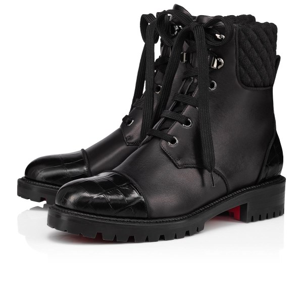 Christian Louboutin Mayr Boot Ankelstøvler Dame Sort | WS9MUAgr