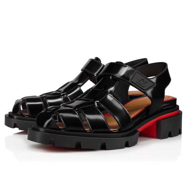 Christian Louboutin Meduzz Badesandaler Herre Sort | 8q48bFej