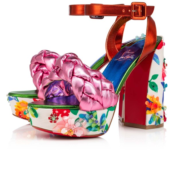 Christian Louboutin Movida Brio Bloomy Stiletter Dame Flerfarvede | huj9bDXX