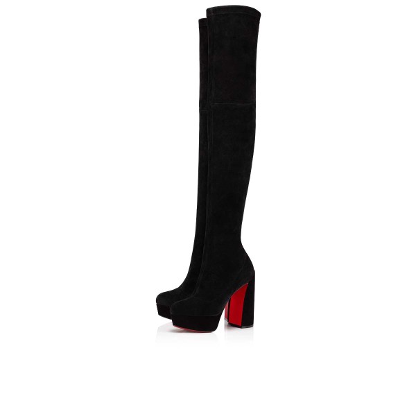 Christian Louboutin Movida Høje Støvler Dame Sort | H1uP8foS