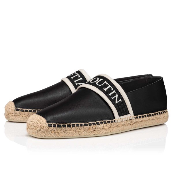 Christian Louboutin Nanoletta Espadrillos Herre Sort | rycAhHIH