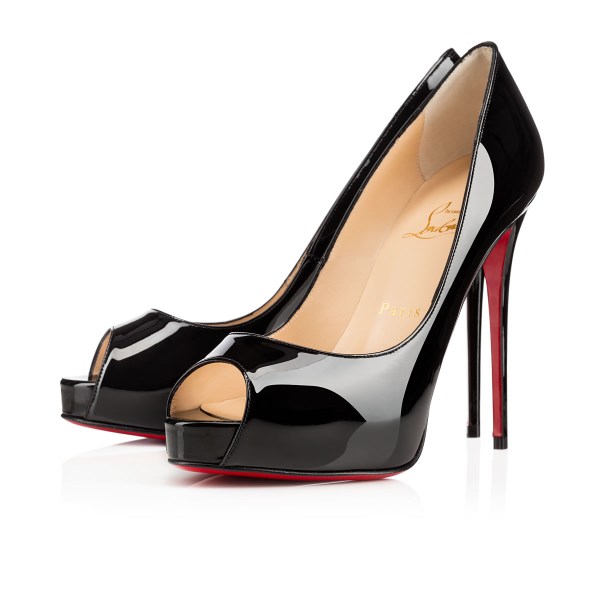 Christian Louboutin New Very Privé Stiletter Dame Sort | GXQVycfA