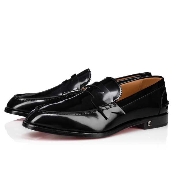 Christian Louboutin No Penny Slip Ons Herre Sort | NjuCzEzb