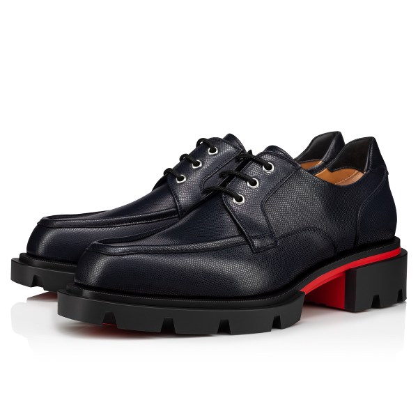 Christian Louboutin Our Georges L Snøresko Herre Blå | 02KuNHJe