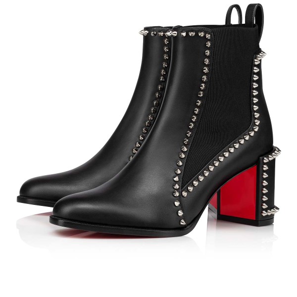 Christian Louboutin Out Line Spike Ankelstøvler Dame Sort | ur43adOA