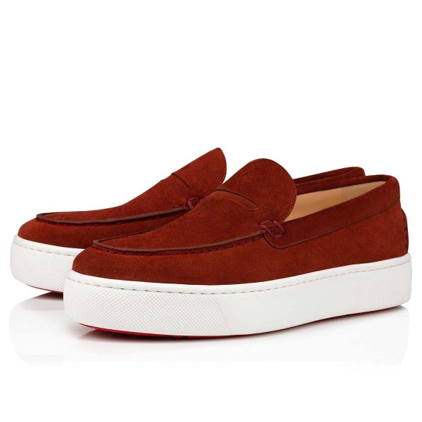 Christian Louboutin Paqueboat Sneakers Herre Brune | 3OnZCOBE