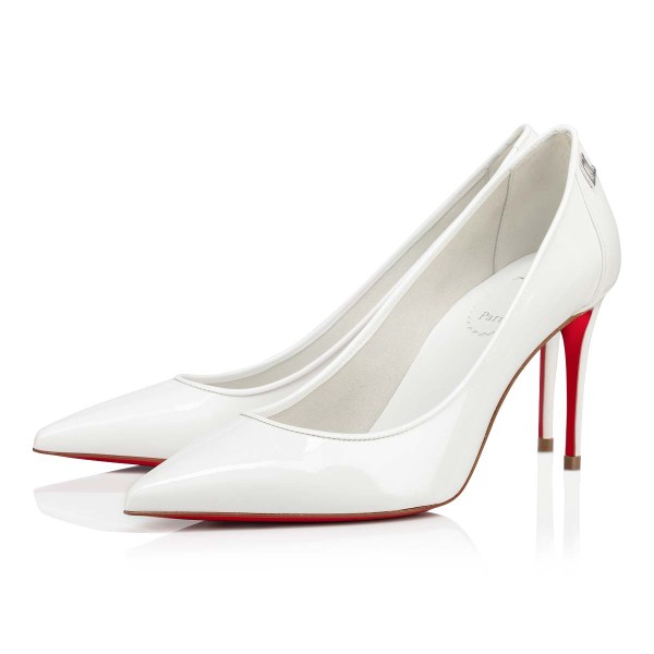 Christian Louboutin Sports Kate Pumps Dame Hvide | ezteuwaD