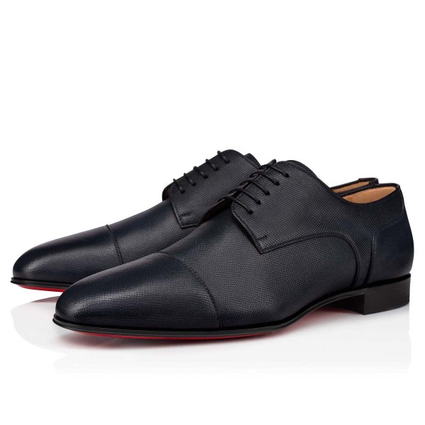 Christian Louboutin Surcity Snøresko Herre Blå | 6IAhEQc4