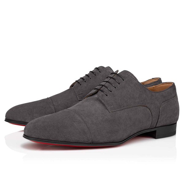 Christian Louboutin Surcity Snøresko Herre Grå | CDq8IxPM
