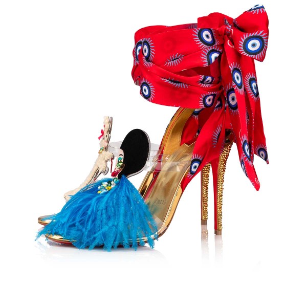 Christian Louboutin Tep Des Cyclades Sandaler Dame Flerfarvede | DJ9PNLLp