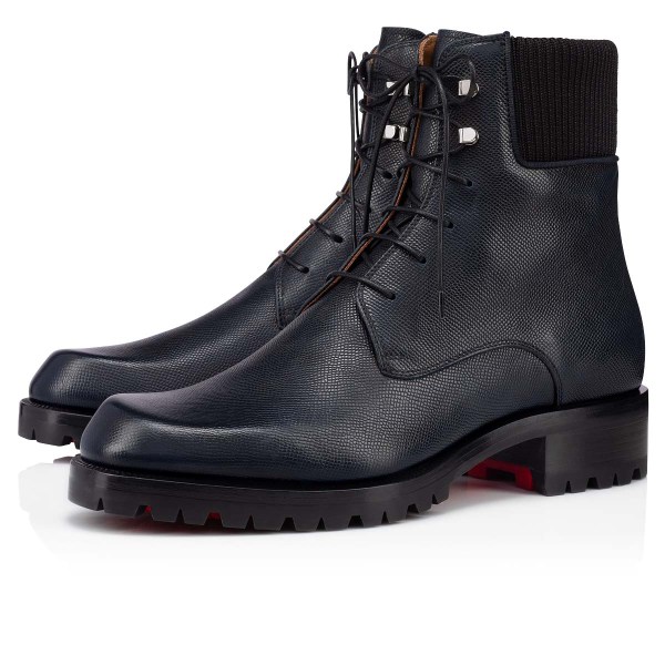 Christian Louboutin Trapman Ankelstøvler Herre Mørkeblå | AtCk663j